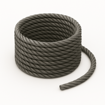 Канат одинарной свивки оцинкованный (С) 7,6 мм ГОСТ 3063-80 в наличии в Пензе