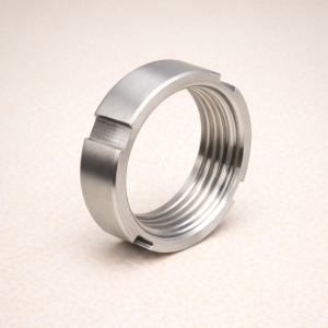 Гайка шлицевая AISI 304 2 1/2" в наличии в Пензе