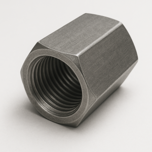 Гайка соединительная без покрытия 12Х1МФ М8 мм DIN 6334 в наличии в Пензе