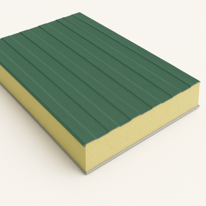 Стеновая сэндвич-панель с минеральной ватой 80 мм RAL 5005 в наличии в Пензе