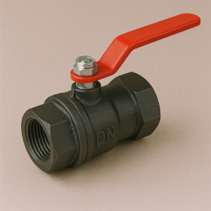 Чугунный кран шаровой проходной муфтовый ДУ 15 РУ 16 ГОСТ 9702-87 в наличии в Пензе