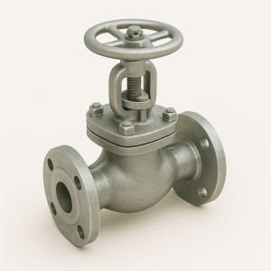 Стальной клапан запорный сильфонный фланцевый ДУ 100 РУ 40 ГОСТ 9697-87 в наличии в Пензе