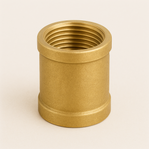 Муфта латунная прямая резьбовая 40 мм 1 1/2 ГОСТ 32590-2013 в наличии в Пензе
